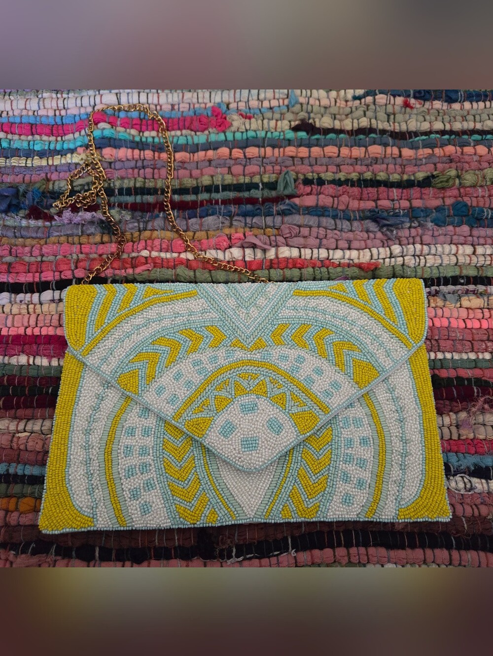Capria Beaded Clutch